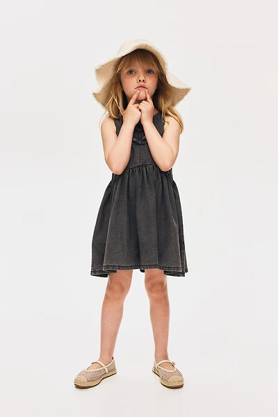 Denim-Look Dress