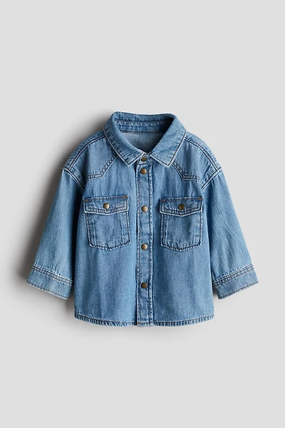 Cotton Denim Shirt