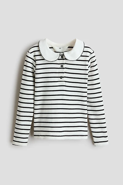 Cotton Top with Collar
