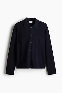 Regular Fit Fine-Knit Cardigan