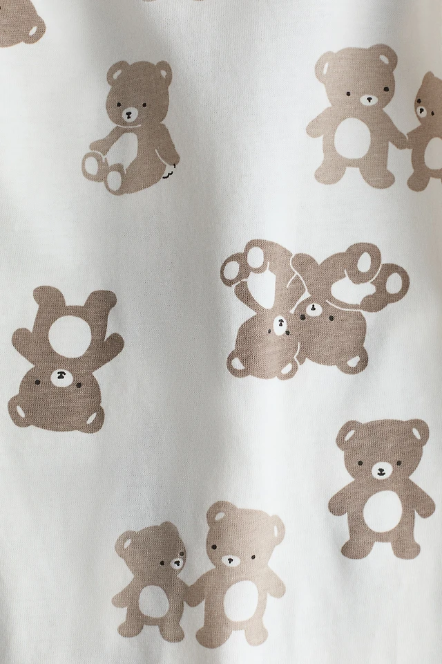 Patterned Pajama Jumpsuit