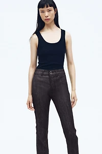 Flared High Ankle Jeans