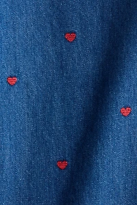 Jean aux jambes larges avec motifs