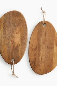 Asymmetric Mango Wood Cutting Board