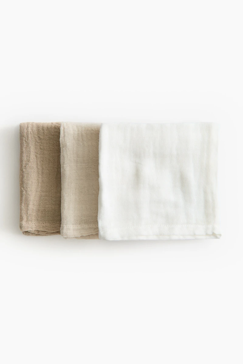 3-Pack Muslin Cloths