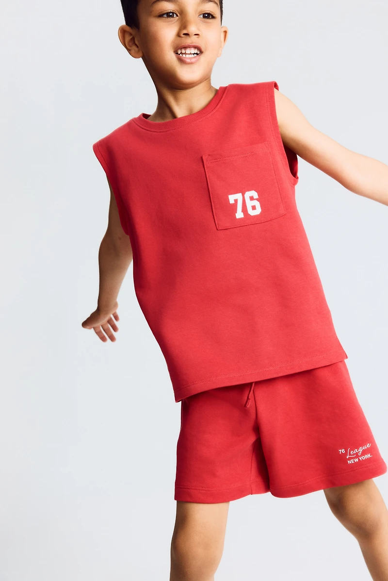 2-Piece Sweatshirt Fabric Set