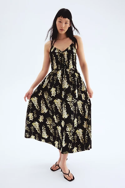 Cotton Strappy Dress