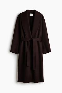 Oversized Handmade Wool-Blend Coat