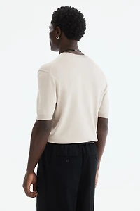 Slim-Fit Knit T-Shirt