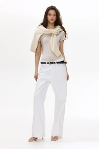 Short-Sleeved Microfiber Bodysuit