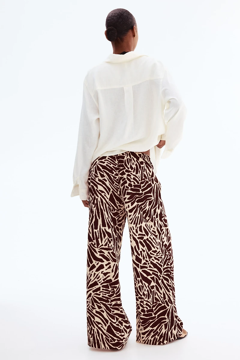 Textured Jersey Pants