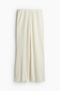 Rib-knit Pants