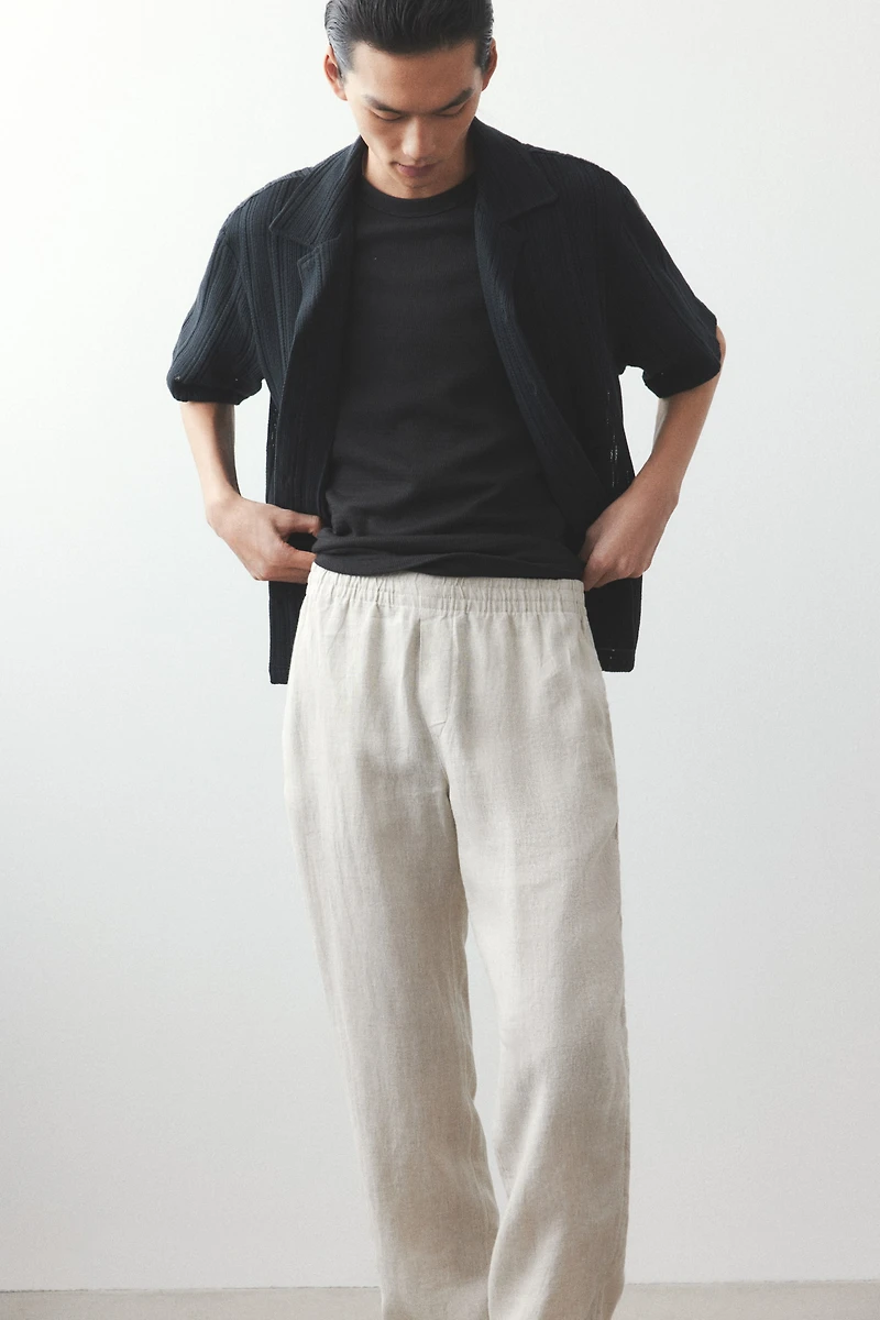 Pantalon classique en lin