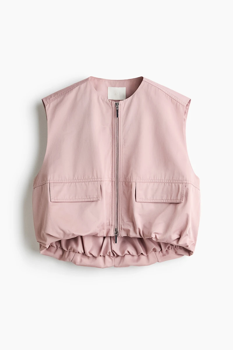 Bubble-Hem Vest