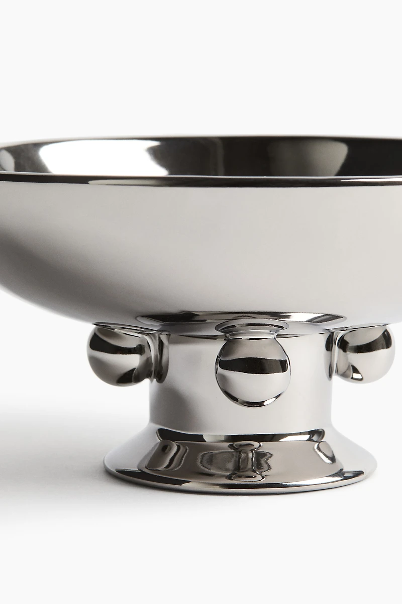 Footed Stoneware Bowl