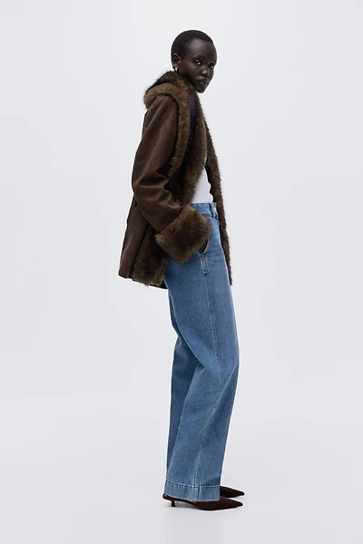 Wide High Jeans