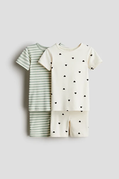 2-pack Printed Jersey Pajamas