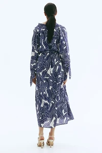 Tie-Belt Shirt Dress