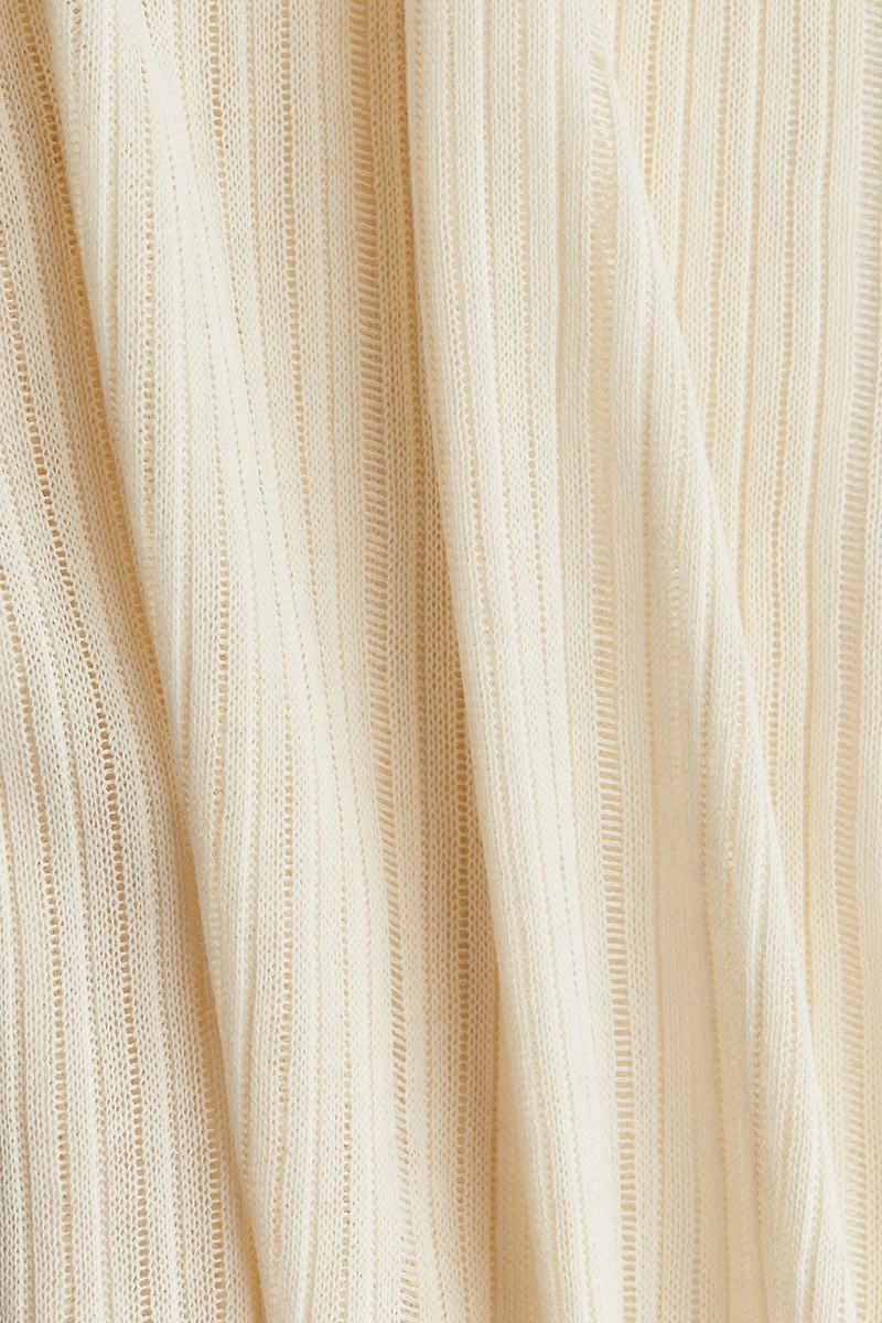 Rib-knit vest top