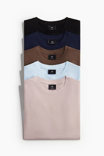 5-pack Regular Fit T-shirts