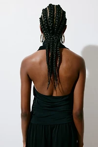 Haut asymétrique avec col écharpe