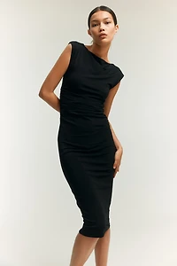 Cap-sleeved Dress