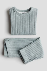 2-piece Ribbed Jersey Set
