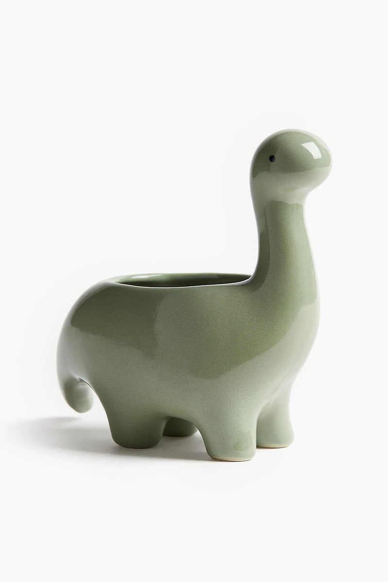 Dinosaur Stoneware Plant Pot