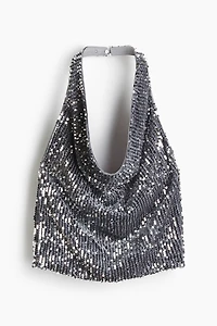 Sequined Halterneck Top