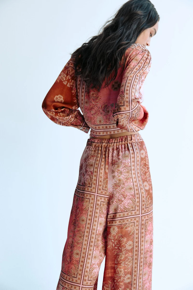 Pantalon à taille élastique