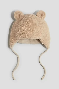 Fleece-Lined Earflap Beanie