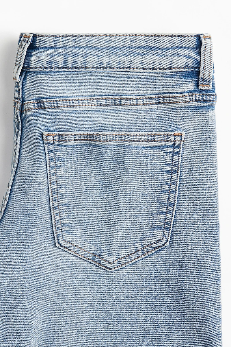 Low Rise Flared Leg Jeans