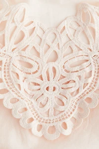 Lace-Trimmed Strappy Top