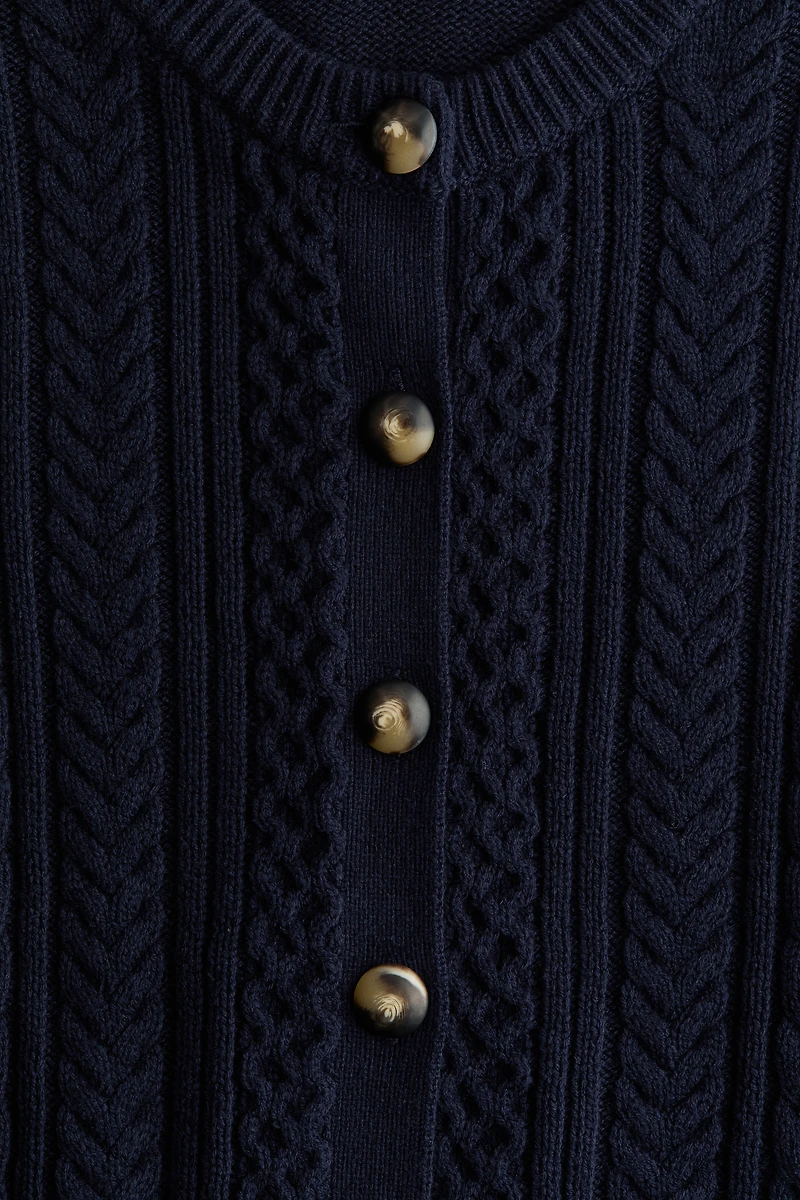 Cable-Knit Sweater Vest