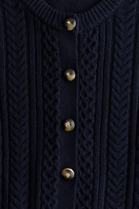 Cable-Knit Sweater Vest