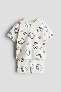 Ensemble imprimé 2 pièces en coton