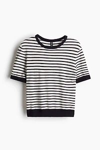 T-shirt en fin tricot