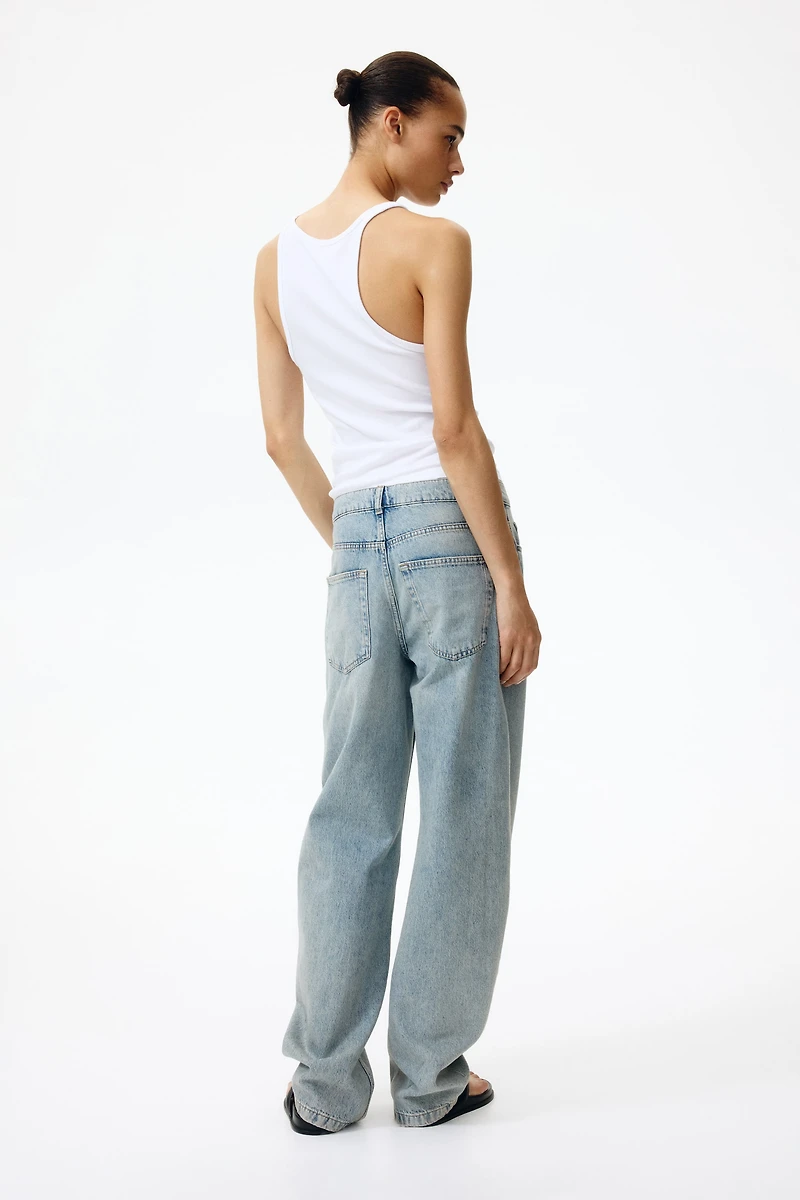 Barrel Regular Waist Jeans