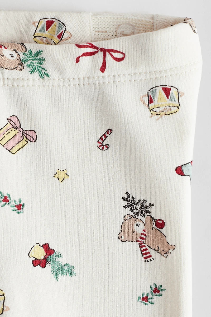 Legging imprimé avec intérieur brossé