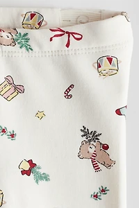 Legging imprimé avec intérieur brossé