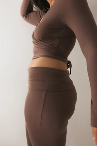 Short Wrap Top