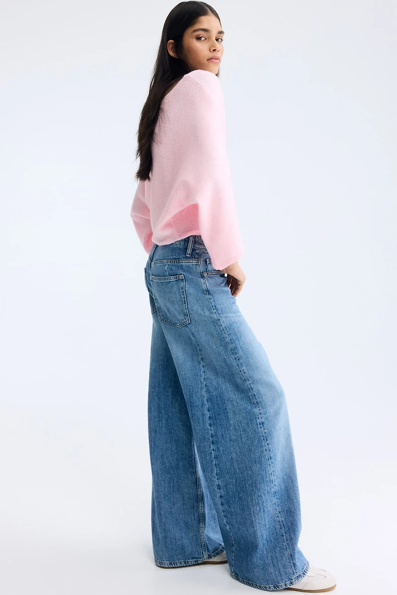 Batwing-Sleeved Sweater