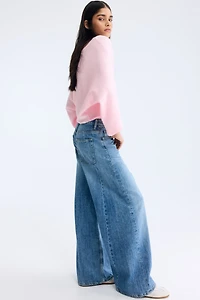 Batwing-Sleeved Sweater