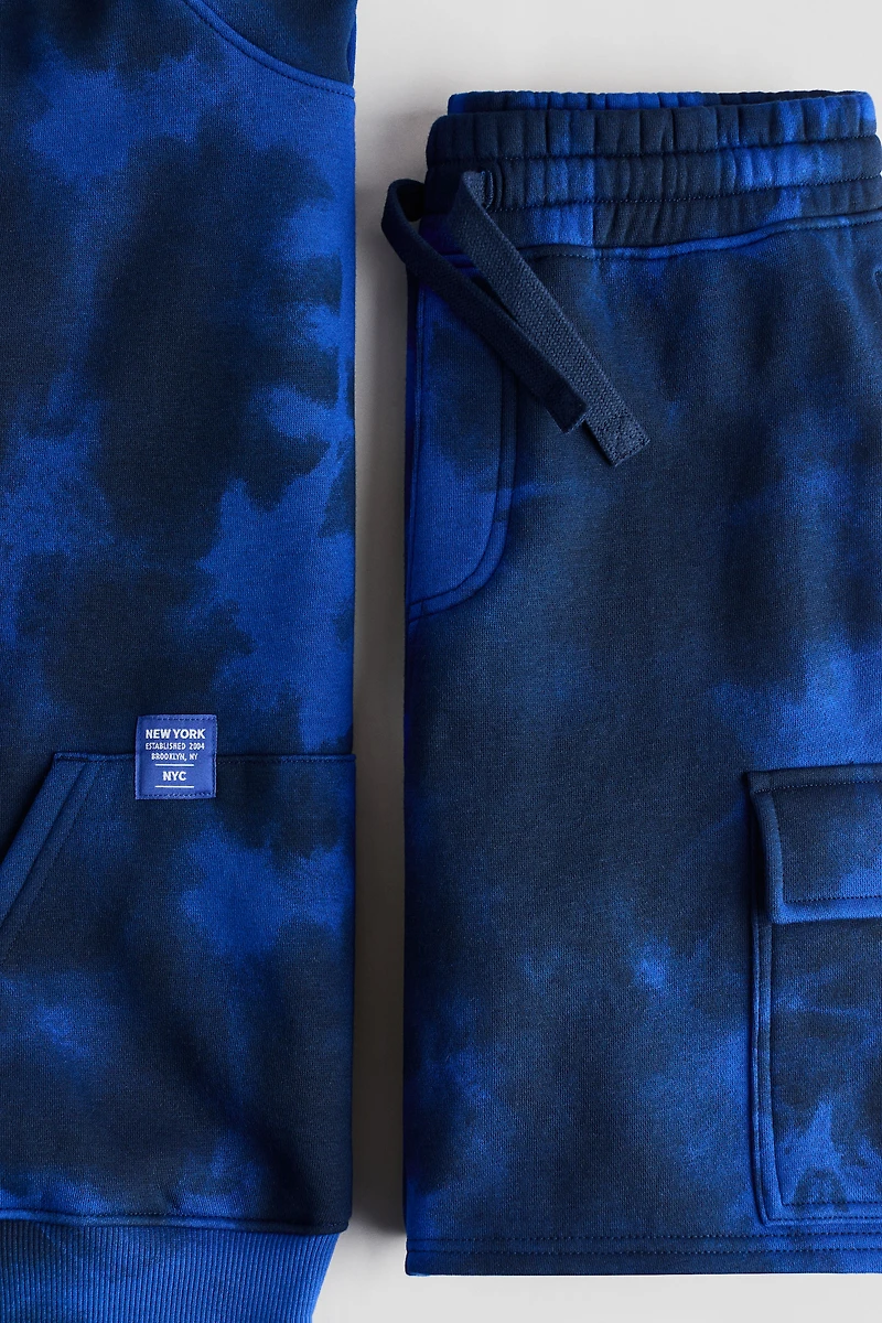 2-Piece Sweatshirt and Sweatshorts Set