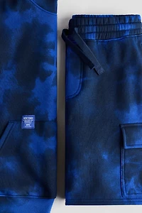 2-Piece Sweatshirt and Sweatshorts Set