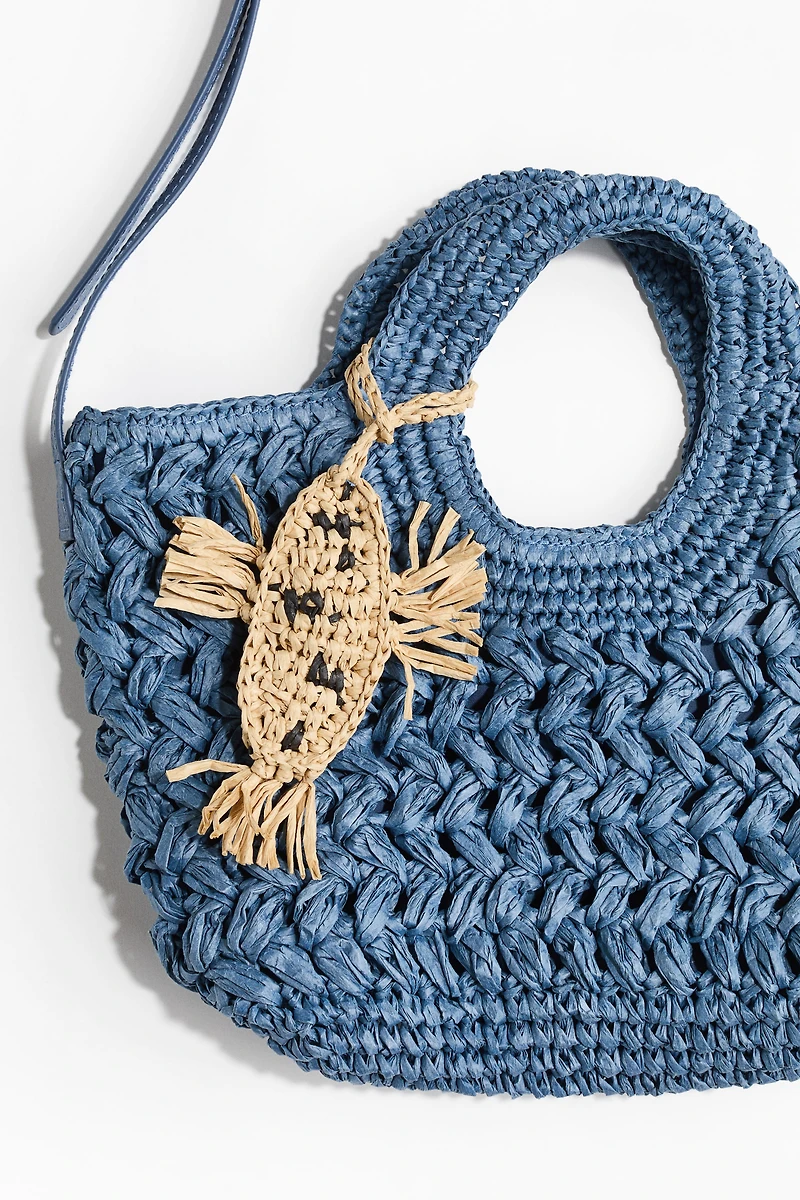 Straw Crossbody Bag