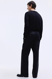 Loose-Fit Tailored Pants
