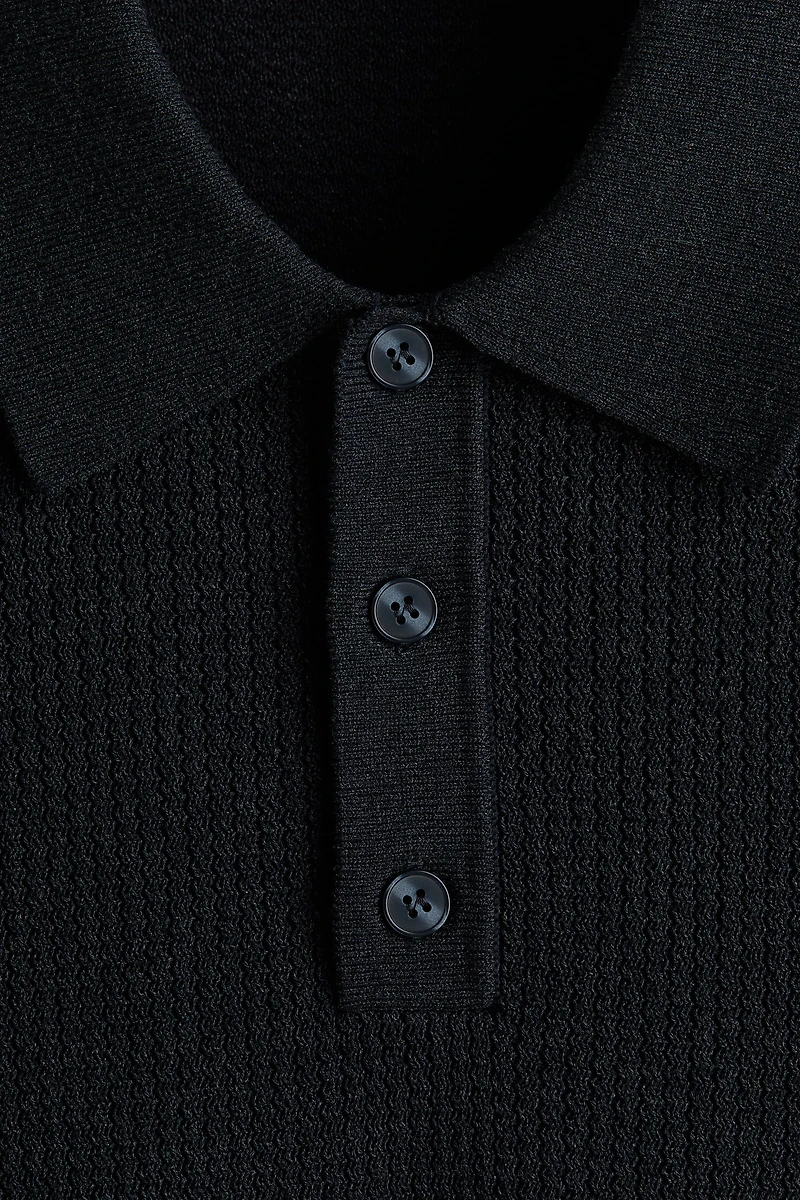 Regular-Fit Knit Polo Shirt