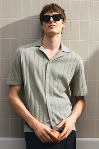 Regular-Fit Linen-Blend Resort Shirt