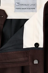 Regular-Fit Wool-Blend Suit Pants